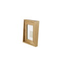 DS Customized Modern Glass Natural Oak Wooden Picture Frame